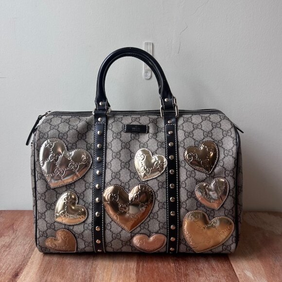 Gucci CANVAS Vintage Boston Joy Brown - Picture 1 of 10